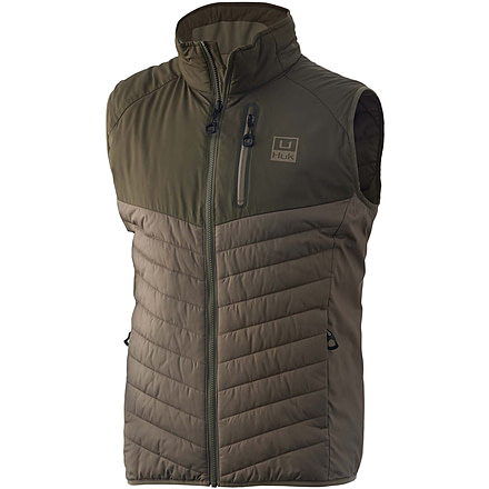 HUK Performance Fishing Icon X Puffy Vest - Men's, Fallen Rock, Medium, H4000086-061-M
