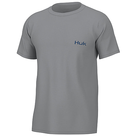 HUK Performance Fishing Kc Flag Fish Tee - Men's, Harbor Mist, 2XL, H1000415-034-XXL