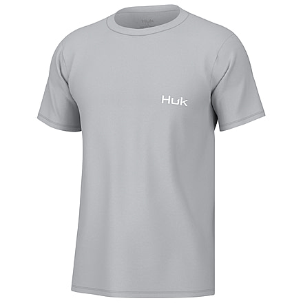 HUK Performance Fishing KC Fly Flag Tee - Mens, Harbor Mist, S, H1000483-034-S