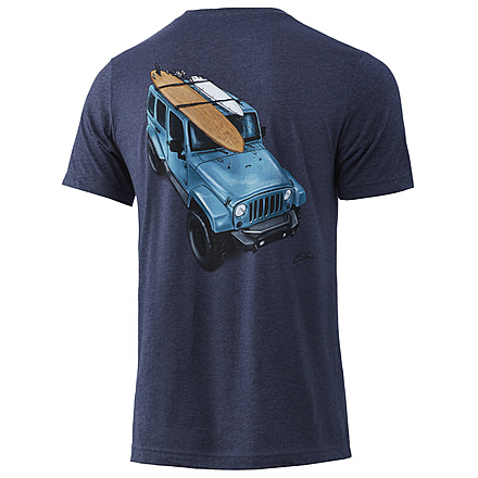HUK Performance Fishing KC Options Tee - Men's, Sargasso Sea Heather, Medium, H1000313-416-M