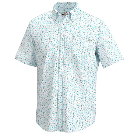 HUK Performance Fishing Kona Jig Huk Button-Down - Men's, Ipanema, Small, H1500164-308-S