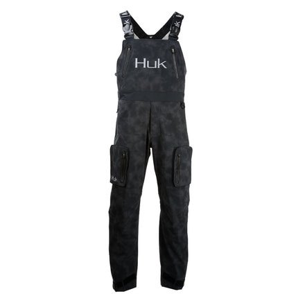 HUK Performance Fishing Leviathan Bib Bottoms - Men's, Black, Large, H4000026-001-L