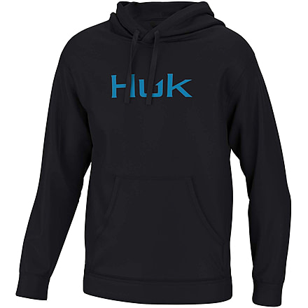 HUK Performance Fishing Logo Hoodie - Kids, Medium, Black, H7130007-001-YM