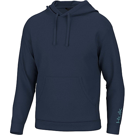 HUK Performance Fishing Logo Hoodie - Womens, Large, Sargasso Sea, H6130013-409-L