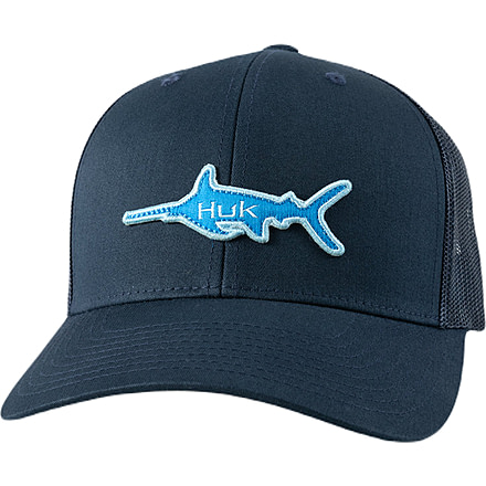 HUK Performance Fishing Marlin Patch Trucker - Mens, Naval Academy, 1US, H3000518-413-1