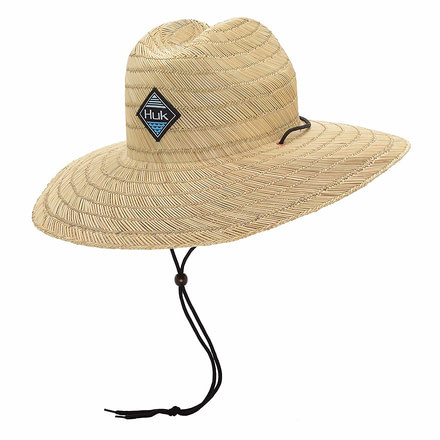 HUK Performance Fishing Mens Straw Hat, Khaki, One Size, H3000166-250-1