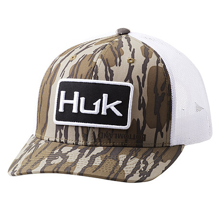 HUK Performance Fishing Mossy Oak Trucker - Mens, Mo Bottomland, One Size, H3000364-922-1