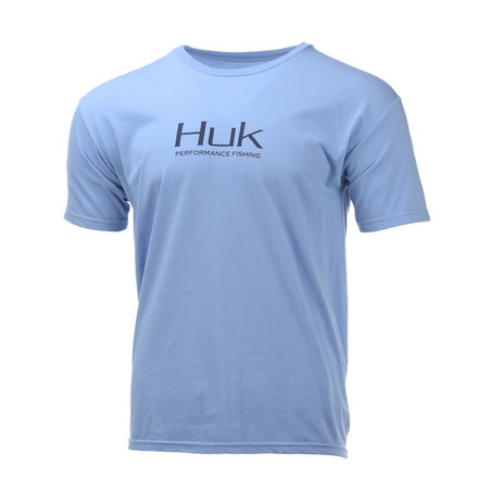 HUK Performance Fishing Performance Fishing Tops, Short Sleeve - Mens, Carolina Blue, Large, H1000176-420-L