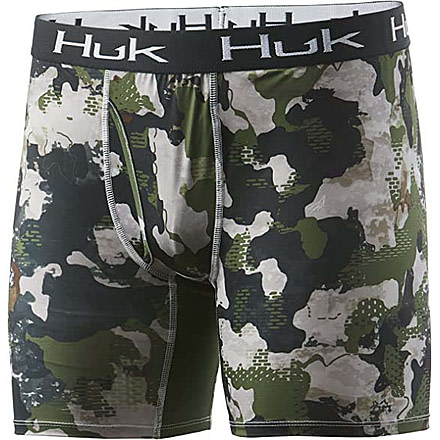 HUK Performance Fishing Refraction Boxer - Men's, Hunt Club Camo, 2XL, H5000029-973-XXL