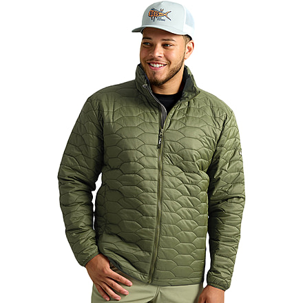 HUK Performance Fishing Scale Jacket - Mens, Moss, Extra Large, H4000156-316-XL