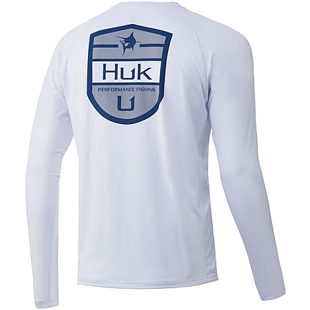 HUK Performance Fishing Shield Pursuit - Men's, White, Medium, H1200310-100-M
