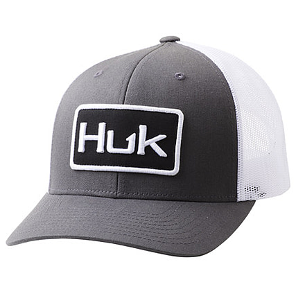 HUK Performance Fishing Solid Trucker - Men's, Volcanic Ash, One Size, H3000359-013-1