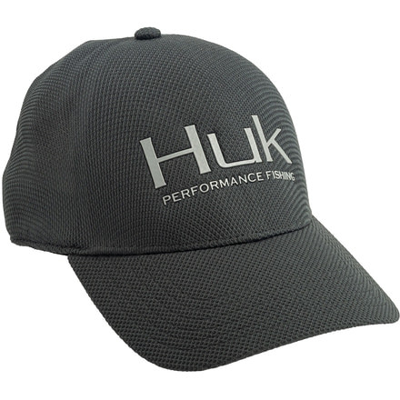 HUK Performance Fishing Strike One-Touch Stretch Headwear, Cap - Men's, Iron, 1, H3000193-010-1