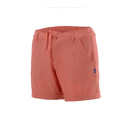 HUK Performance Fishing W 7 Day Short Bottoms, Short - Womens, Coral, Medium, H6200008-630-M