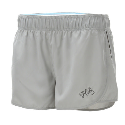 HUK Performance Fishing W Woven Deck Short Bottoms, Short - Womens, Grey, Small, H6200007-020-S