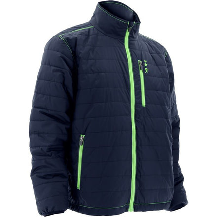 HUK Puffer Jacket, Medium, Navy, Medium H4000011NVYM