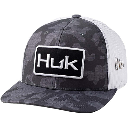 HUK Performance Fishing Running Lakes Trucker - Mens, Volcanic Ash, One Size, H3000338-013-1
