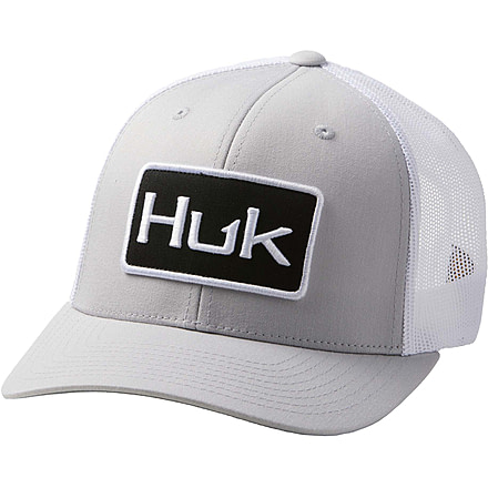HUK Performance Fishing Solid Trucker Cap - Men's, Oyster, One Size, H3000301-052-1
