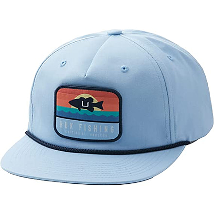 HUK Performance Fishing Sunset Bass Unstructured Cap - Men's, Coastal Sky, One Size, H3000312-427-1