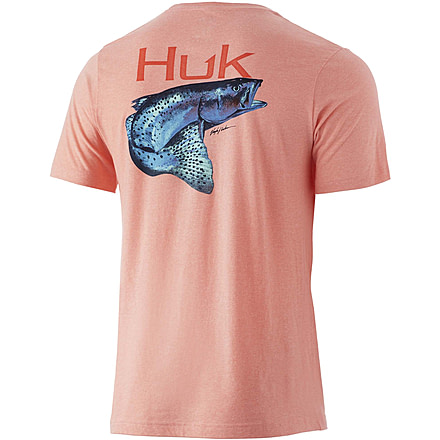 HUK Performance Fishing VC Trout Tee - Mens, Desert Flower Heather, XL, H1000355-689-XL