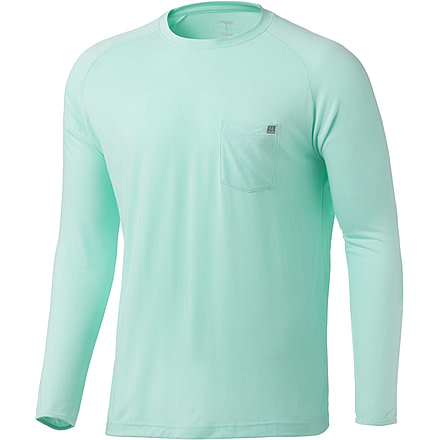 HUK Performance Fishing Waypoint L/S Shirt - Mens, Beach Glass, XXL, H1200382-339-XXL