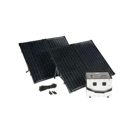 Humless Go Mini Solar Kit, White/Black 2PANBUND0.64KWH