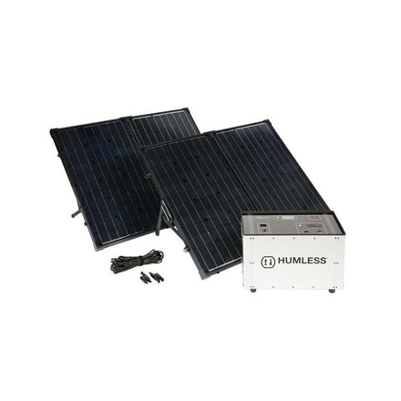 Humless Go Plus Solar Kit, White/Black 2PANBUND1.3KWH