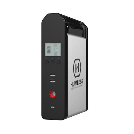 Humless Go Power 200 Wh Portable Power Storage, White/Black 701120002