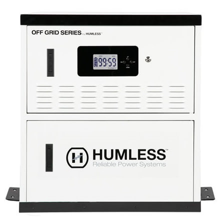 Humless Home Standard Solar Power Storage, White/Black 30481200