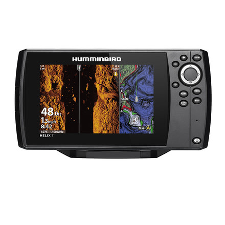 Humminbird 7 CHIRP MEGA SI Fishfinder/GPS Combo G3N w/Transom Mount Transducer HELIX 73582