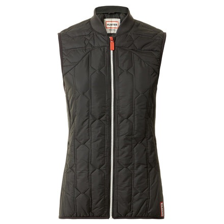 Hunter Boots Original Midlayer Gilet - Womens-Black-X-Large
