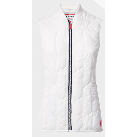 Hunter Boots Original Midlayer Gilet - Womens-White-Small