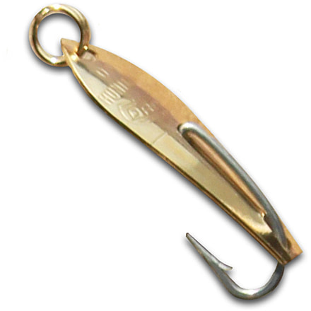 Huntington Lures Huntington Original Drone Spoon, 2 1/4in Size 6 Hook, Gold, 000G