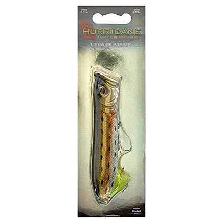 Hurricane Saltwater Popper, 5.25in, Bunker, POP30-24L