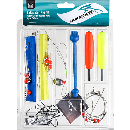 Hurricane Saltwater Rig Kit, 25 Piece, HSWRIGKIT