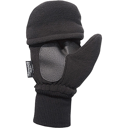 HWI Gear 3/4 Finger Fleece Knit Glove/Mitten, Black, Medium, FMG100-MD