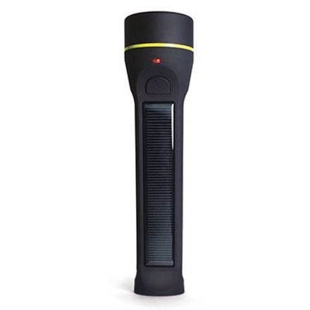 Hybridlight Journey Solar Flashlight, 250 Lumens, Charger, Black 1571