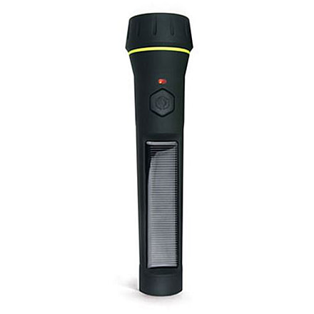 HybridLight Entrada Solar Flashlight, 80 Lumens, Black 1014