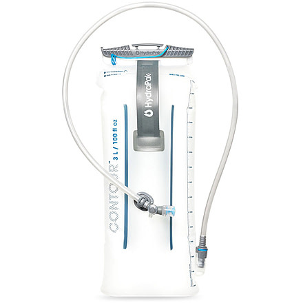 HydraPak Contour Water Bottle, Clear, 3L/100oz, AS263