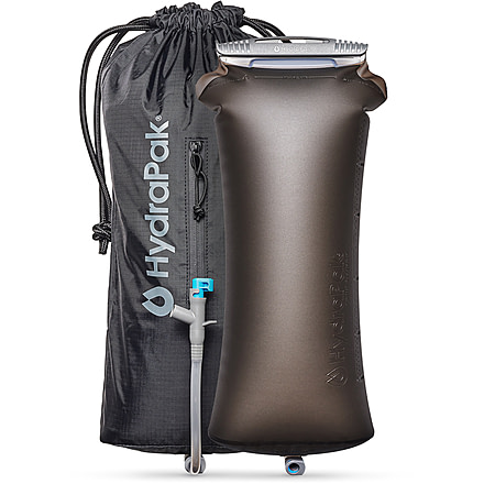 HydraPak Pioneer Water Bottle, Chasm Black, 6L/200oz, AP001