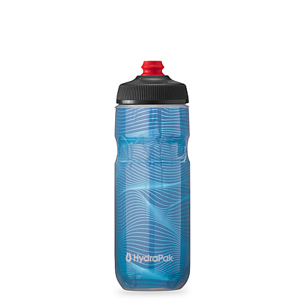 HydraPak Polar Surge Jersey Knit 20oz Bottle, Night Blue, 20oz/600ml, INB20OZ15