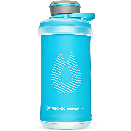 Hydrapak Stash 25 oz Soft Bottle-Malibu Blue