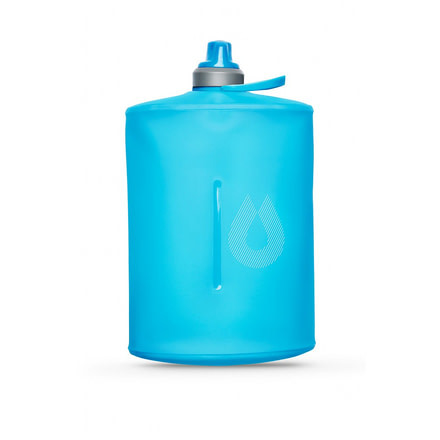 Hydrapak Stow Water Bottle, Malibu Blue, 1L/32oz, GS310HP