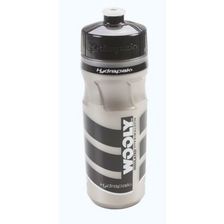 Hydrapak Wooly 21 oz Insulated Bottle-Black/Silver