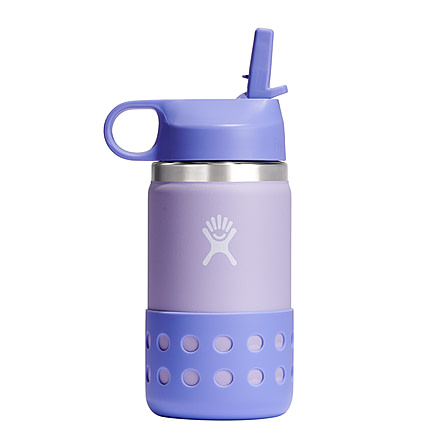 Hydro Flask 12 Oz Wide Mouth Straw Lid/Boot - Kids, Wisteria, 12 oz, W12BSWBB519