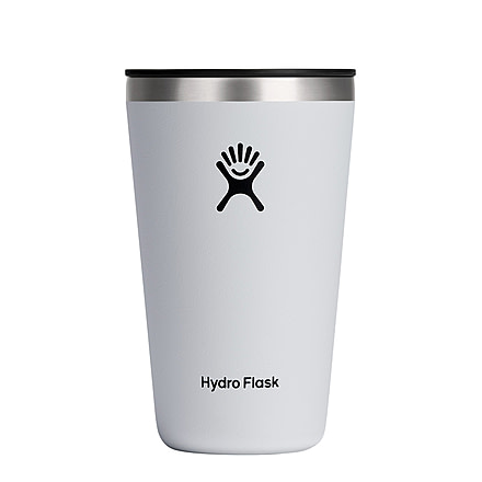 Hydro Flask 16 oz All Around Tumbler, White, 16 oz, T16CPB110
