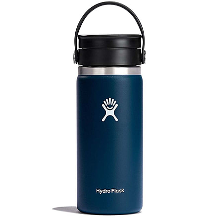 Hydro Flask 16 oz. Wide Mouth Bottle w/Flex Sip Lid, Indigo, 16 oz, W16BCX464