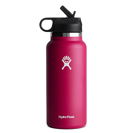 Hydro Flask Wide Mouth 2.0 w/ Straw Lid, Snapper, 32 oz, W32BSW604