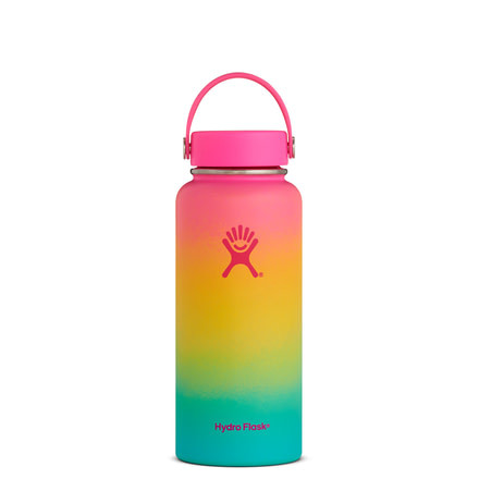 Hydro Flask Wide Mouth Flask, Hawaiian Rain, 32 oz, W32TS625SI