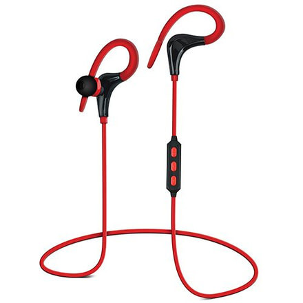 HyperGear Marathon Wireless Sports Earphones, Power Red, Power Red, 1 Year Limited Warranty, HYP-40778